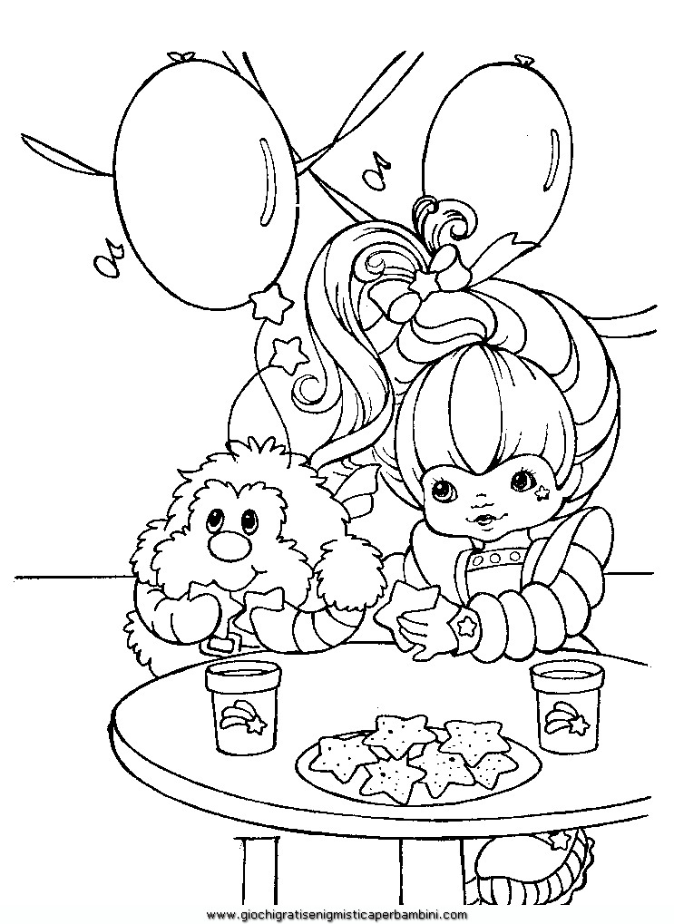 743x1019 Rainbow Brite Coloring Pages Printable Free Activities Sheets