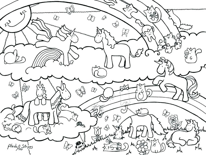Rainbows Coloring Pages Rainbows Coloring Pages Coloring Page 878x659 Rainbows Coloring Pages Rainbows Coloring Pages Coloring Page
