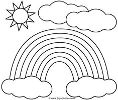Free Printable Rainbow Coloring Pages Color Sheets, Worksheets 235x201 Free Printable Rainbow Coloring Pages Color Sheets, Worksheets