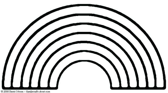 Rainbow Coloring Page Printable Rainbow Coloring Page Template 640x356 Rainbow Coloring Page Printable Rainbow Coloring Page Template