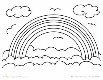 Rainbow Coloring Pages For Adults at GetColorings.com | Free printable ...