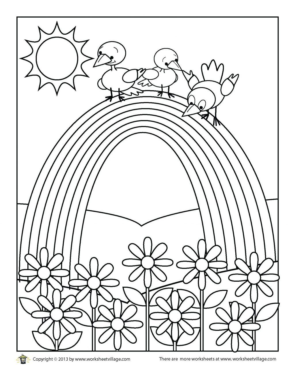 Rainbow Coloring Pages For Adults at GetColorings.com | Free printable ...