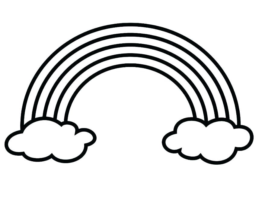 878x659 Rainbow For Coloring Rainbows Coloring Pages Rainbows Coloring