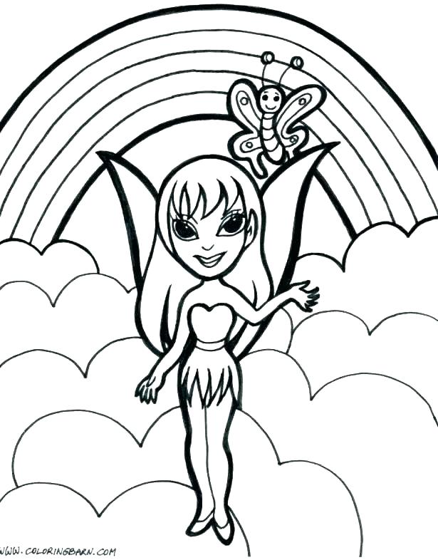 615x786 Rainbow Coloring Page Rainbow Template Printable Rainbow Color