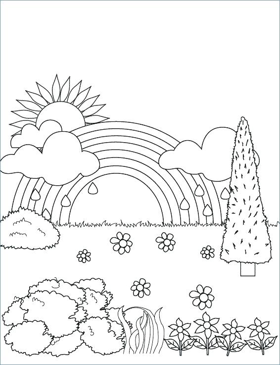 Free Rainbow Coloring Pages Draw Pictures Online Free A Coloring 566x737 Free Rainbow Coloring Pages Draw Pictures Online Free A Coloring