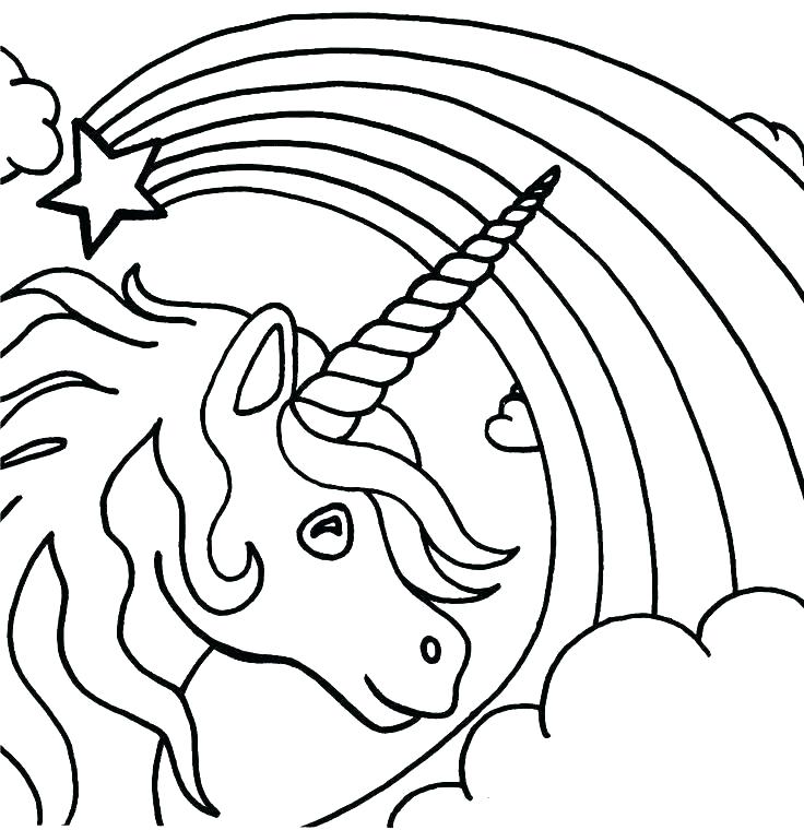 Unicorn Coloring Pages Printable Coloring Pages Of Unicorns 736x760 Unicorn Coloring Pages Printable Coloring Pages Of Unicorns