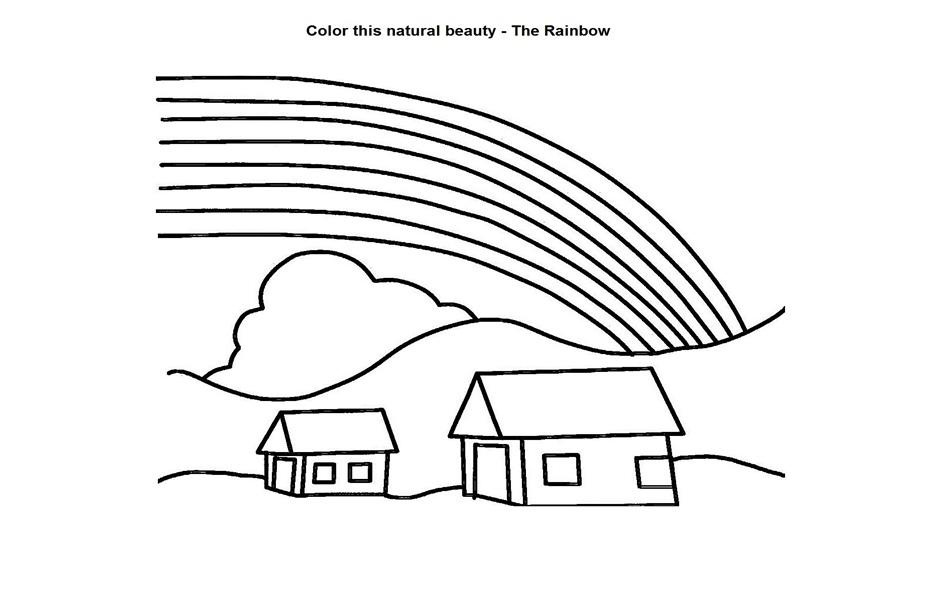 Free Printable Rainbow Coloring Pages For Kids 950x600 Free Printable Rainbow Coloring Pages For Kids
