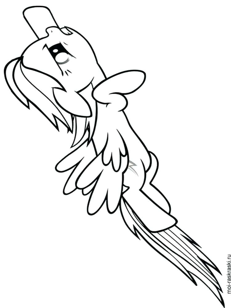 Rainbow Dash Coloring Pages at GetColorings.com | Free printable