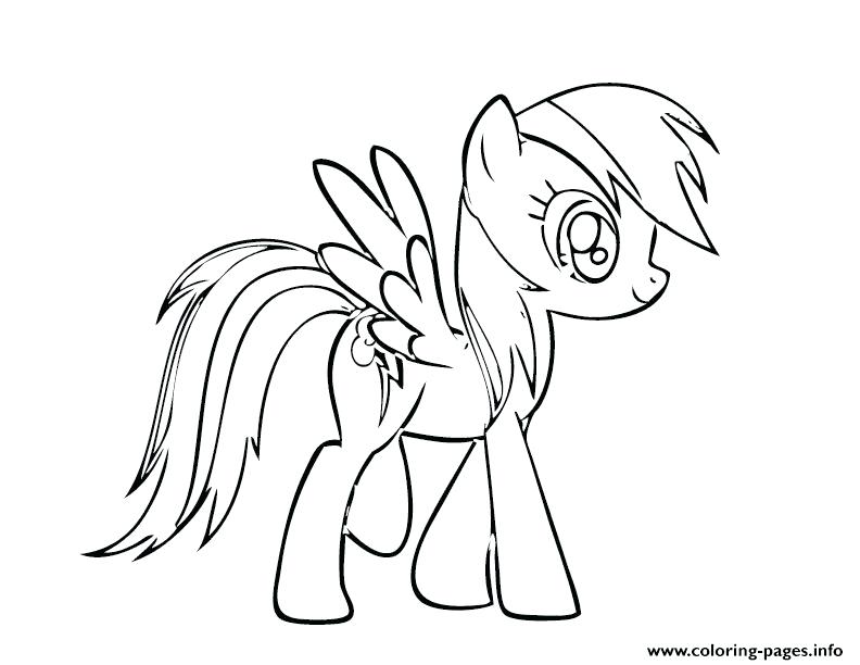 Rainbow Dash Coloring Pages at GetColorings.com | Free printable ...