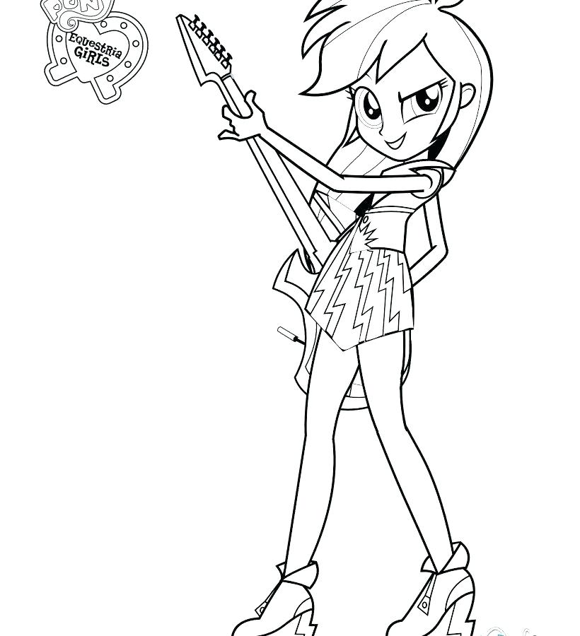 Rainbow Dash Coloring Pages To Print