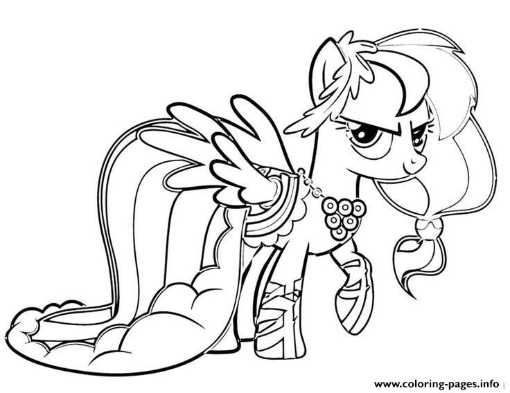 Print Rainbow Dash Coloring Pages Colour And Crafts 736x568 Print Rainbow Dash Coloring Pages Colour And Crafts