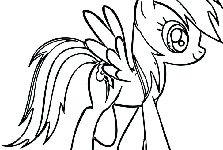 Rainbow Dash Coloring Page Pony Pages Luxury For Your Print 728x491 Rainbow Dash Coloring Page Pony Pages Luxury For Your Print