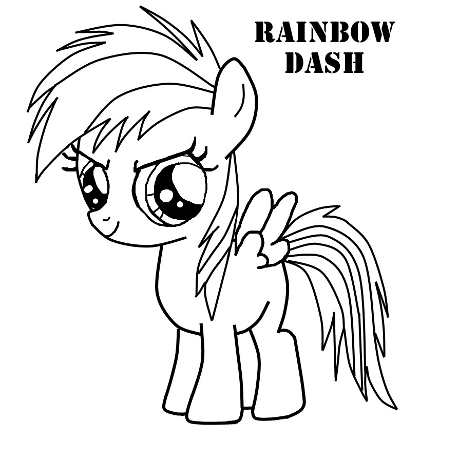Young Rainbow Dash Coloring Pages 892x896 Young Rainbow Dash Coloring Pages