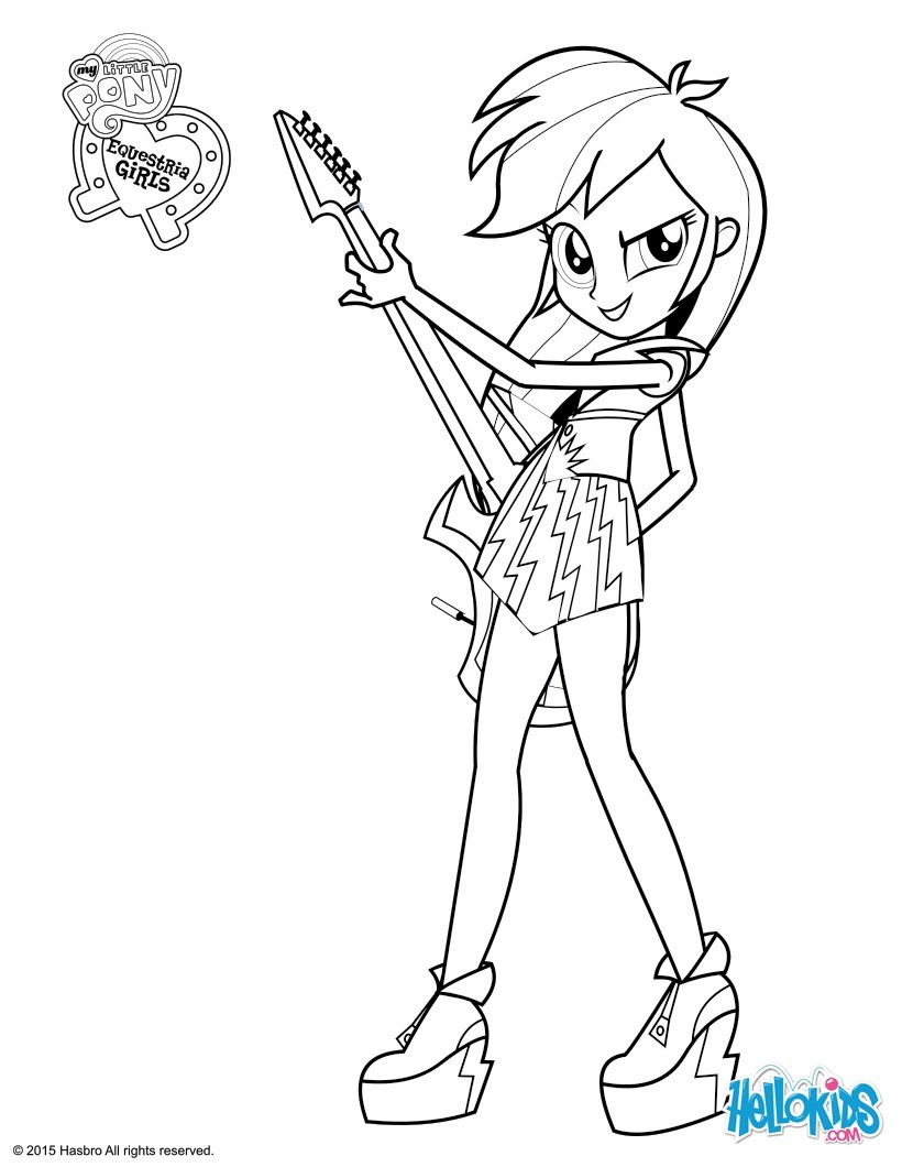 My Little Pony Coloring Pages Rainbow Dash Equestria Girls Free 820x1060 My Little Pony Coloring Pages Rainbow Dash Equestria Girls Free