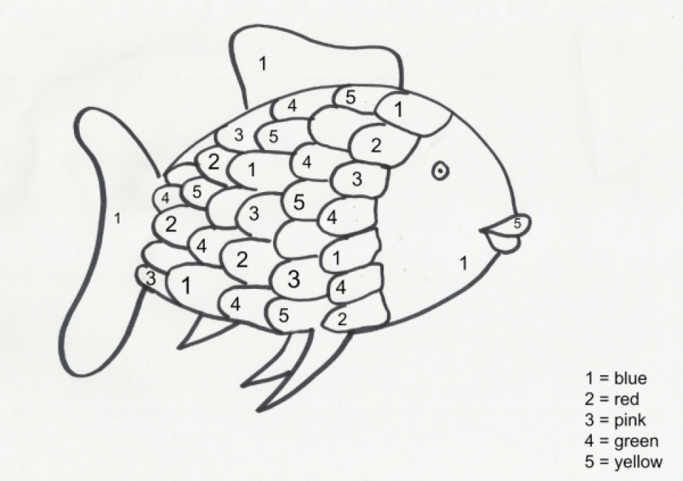 960x676 Rainbow Fish Coloring Page Elegant Get This Rainbow Fish Coloring