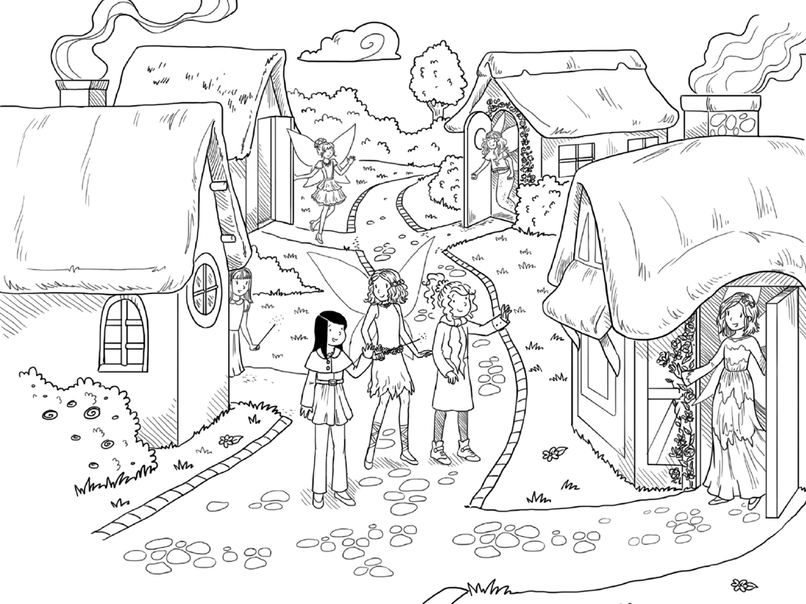Rainbow Magic Julia The Sleeping Beauty Fairy Coloring Page 2732x2048 Rainbow Magic Julia The Sleeping Beauty Fairy Coloring Page