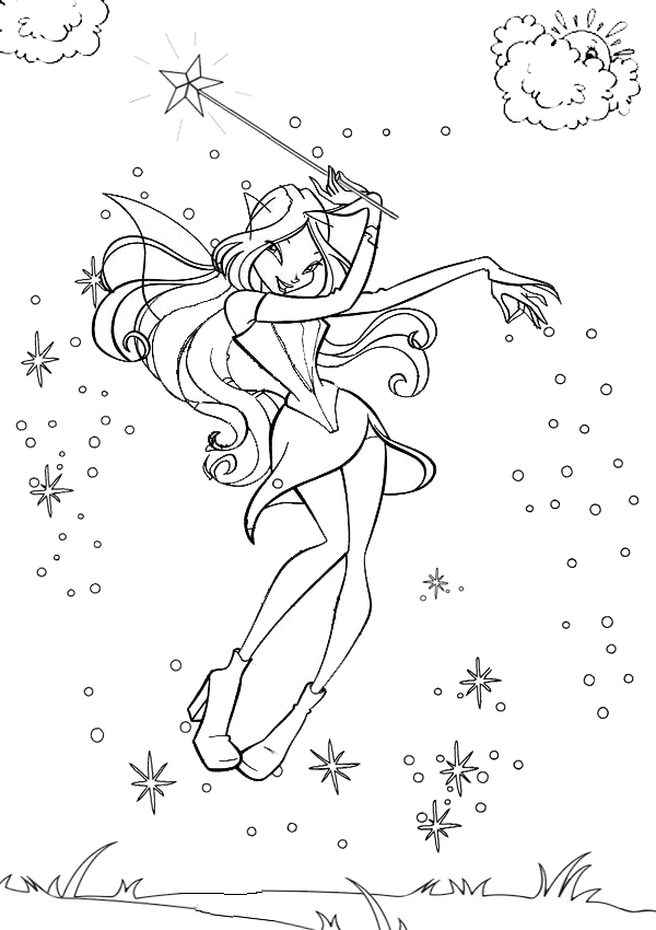 Free Printable Fairy Coloring Pages For Kids 600x850 Free Printable Fairy Coloring Pages For Kids
