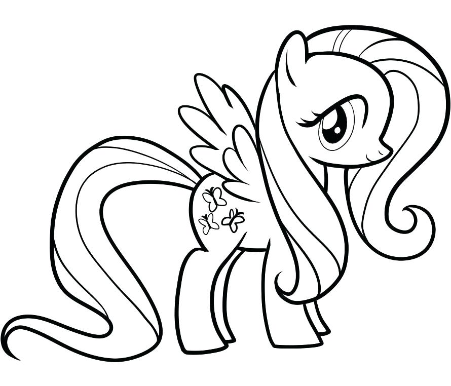 890x762 My Little Pony Coloring Pages Printable
