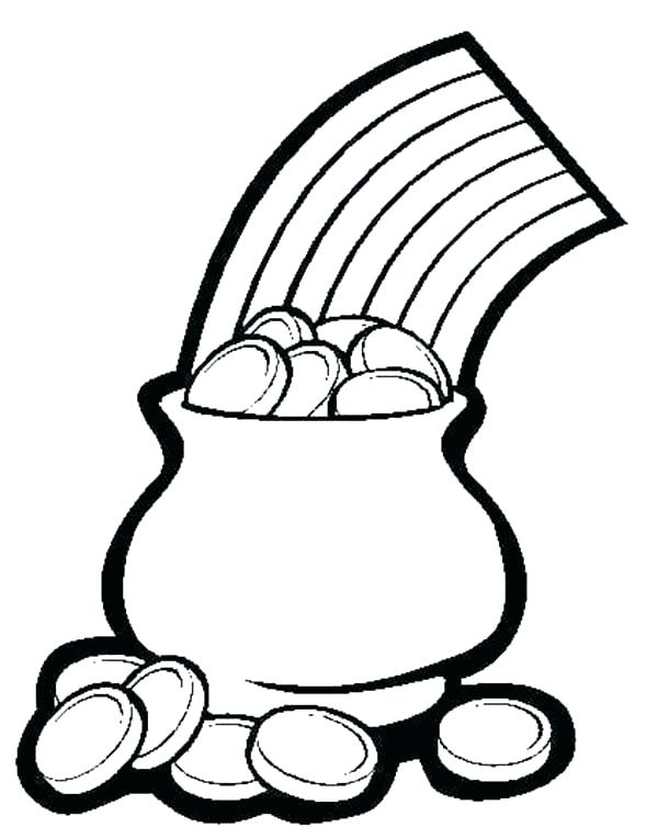 Pot Of Gold Coloring Pages St Day Color Pages St Day Coloring 600x765 Pot Of Gold Coloring Pages St Day Color Pages St Day Coloring