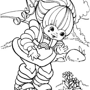 300x300 Red Butler Read A Book With Twink In Rainbow Brite Coloring Page