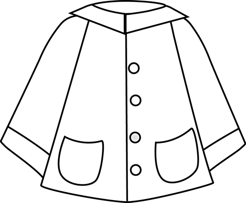 Black And White Raincoat Clip Art Weather Raincoat 500x413 Black And White Raincoat Clip Art Weather Raincoat