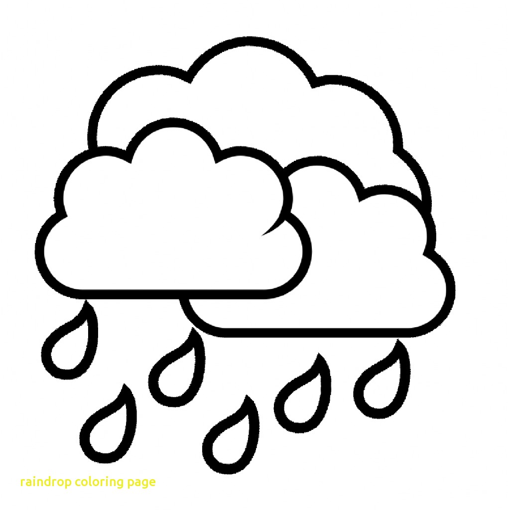 1020x1024 Water Drop Clipart Coloring Page Pencil And In Color Best Raindrop
