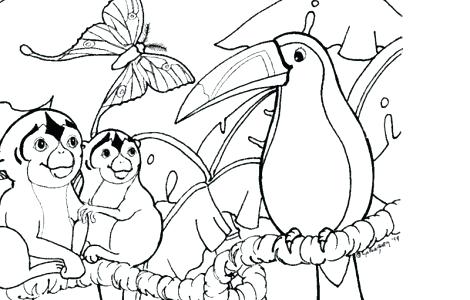 Rainforest Coloring Pages