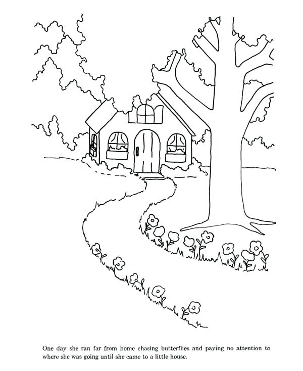 Forest Coloring Page House Near Forest Coloring Page Rainforest 600x734 Forest Coloring Page House Near Forest Coloring Page Rainforest