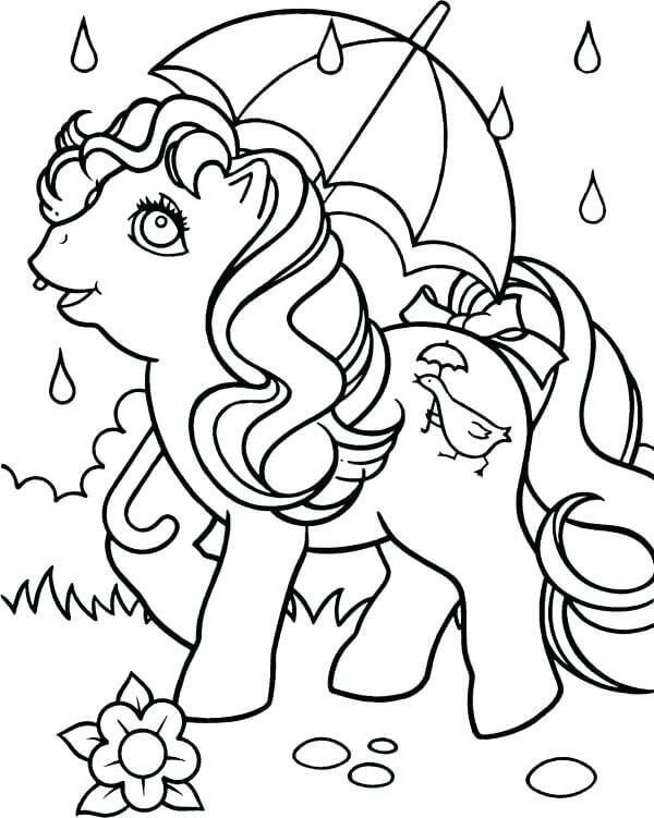 Rainy Season Coloring Pages
