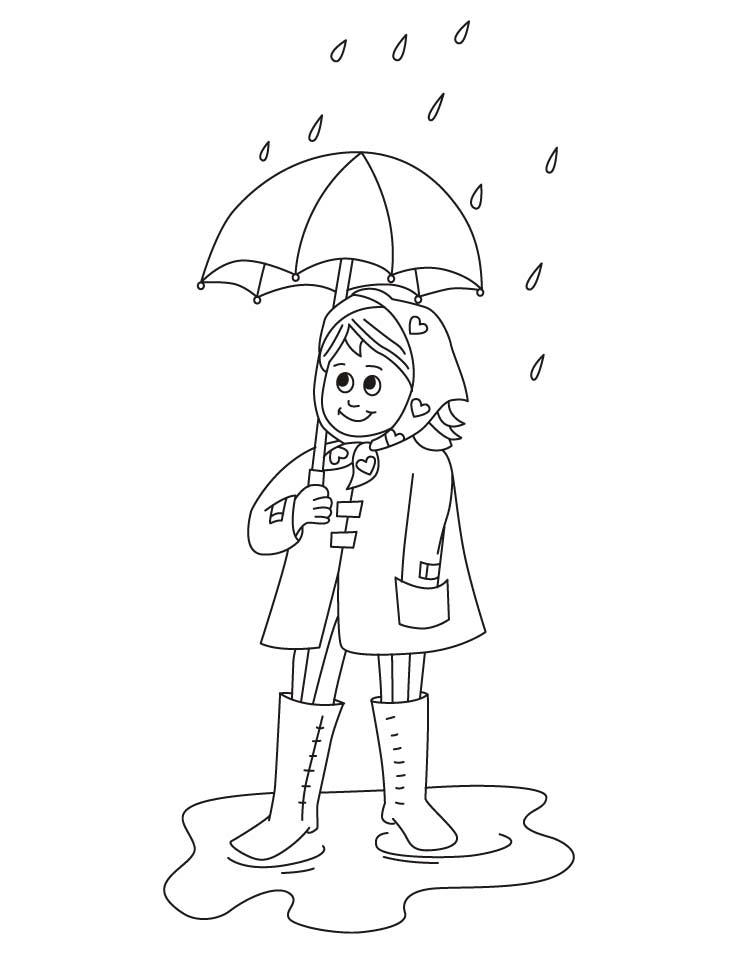 Rainy Clothes Drawing 738x954 Rainy Clothes Drawing