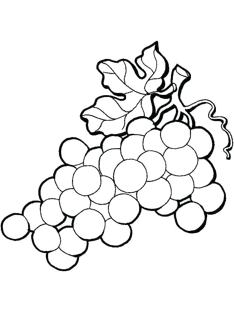 Raisins Coloring Page 750x1000 Raisins Coloring Page