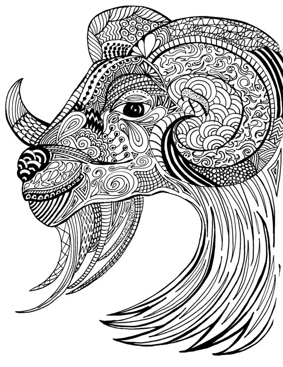 Ram Coloring Page at GetColorings.com | Free printable colorings pages