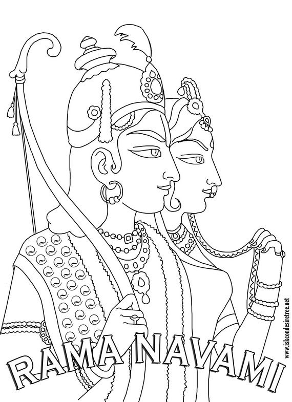 570x785 Ram Navami Coloring Pages Coloring Pages Sketches