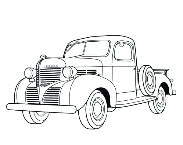 Dodge Pickup Antique Car Coloring Pages Best Place To Color Dodge 600x477 Dodge Pickup Antique Car Coloring Pages Best Place To Color Dodge