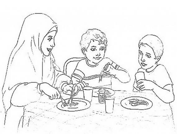 570x430 Ramadan Coloring Pages For Kids