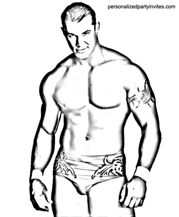 612x742 Randy Orton Coloring Page Archives