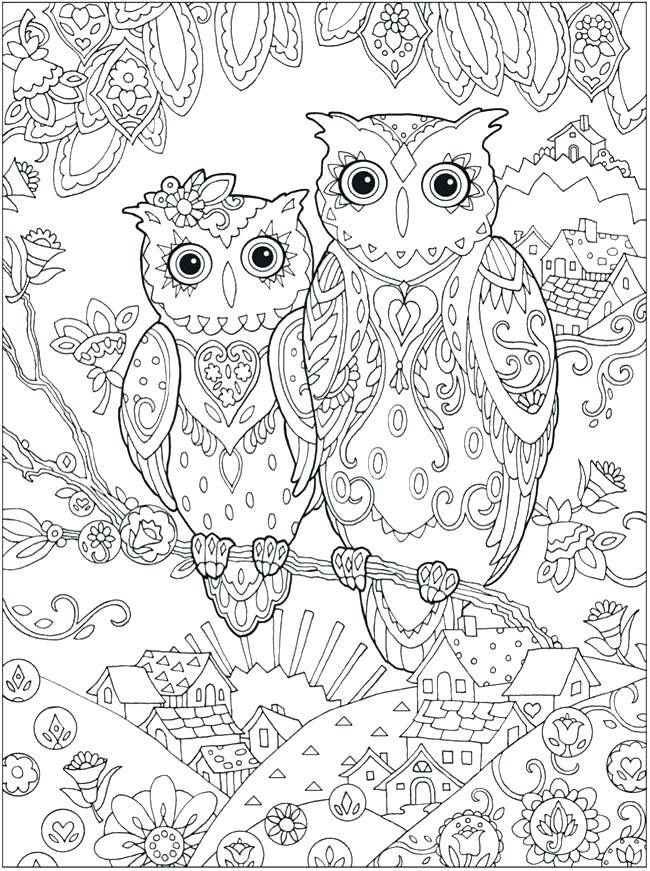 650x871 Cute Owl Coloring Pages To Print Free Printable Coloring Collection
