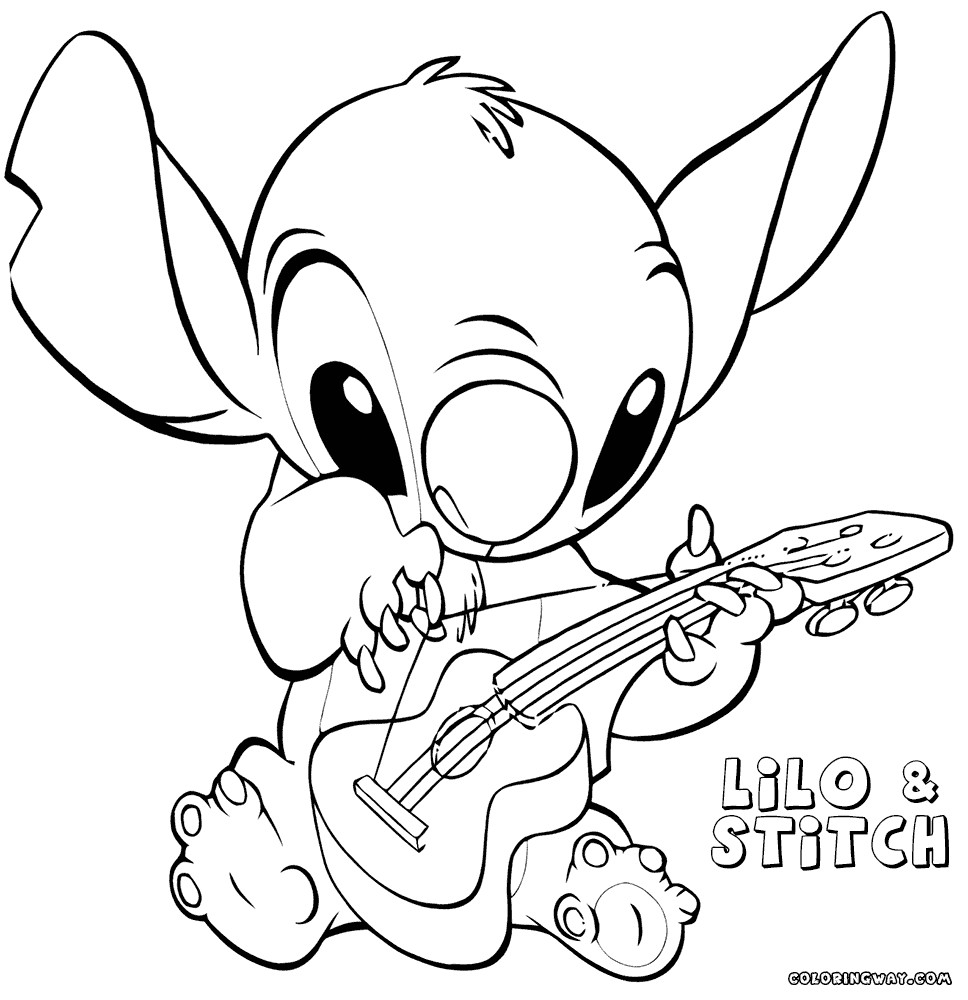 968x1000 Lilo Amp Stitch Coloring Pages Collection Coloring For Kids 2018