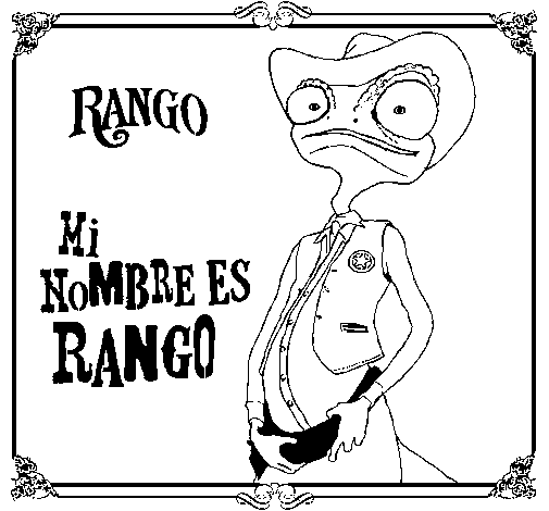 505x470 Paint And Color Drawings Rango By The Users