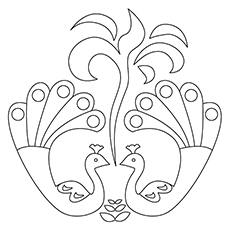 Rangoli Coloring Pages