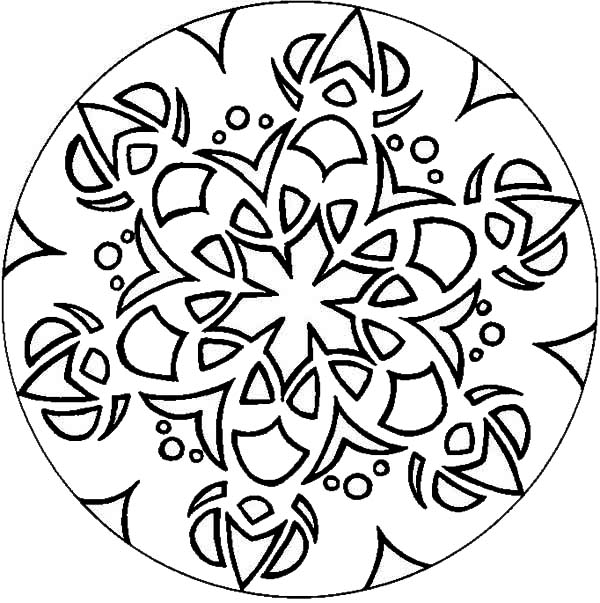 600x603 Ossa Rangoli Coloring Page Color Luna