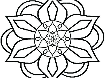 440x330 Rangoli Coloring Pages Printable Coloring Pages For Kids Rangoli