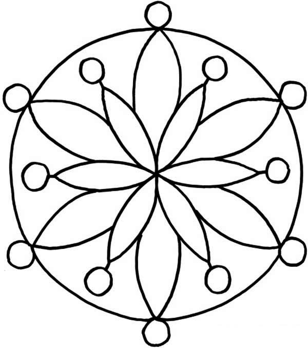 Learn Rangoli For Festival Diwali Coloring Page Netart Document 600x678 Learn Rangoli For Festival Diwali Coloring Page Netart Document