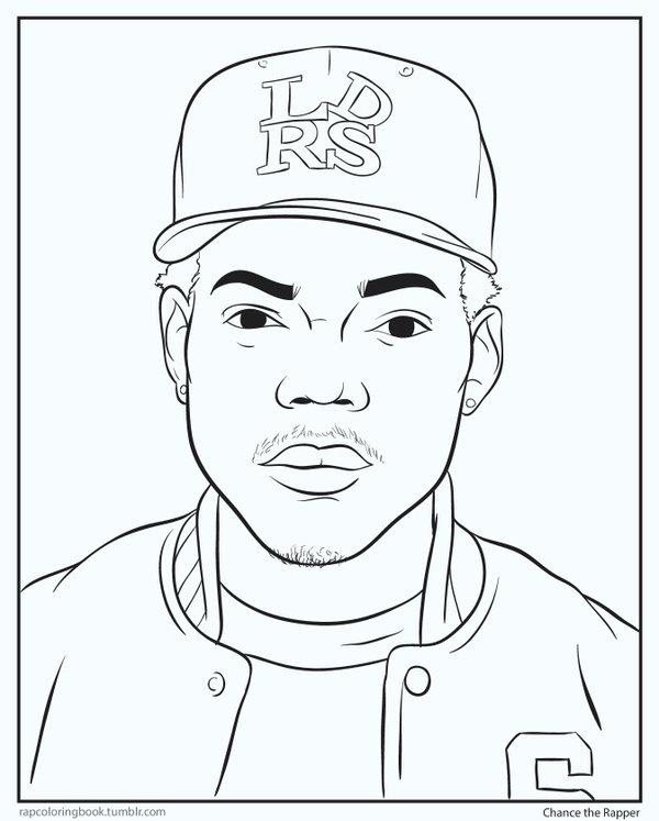 Chance The Rapper Coloring Book On Twitter I Made An Actual Chance 600x747 Chance The Rapper Coloring Book On Twitter I Made An Actual Chance