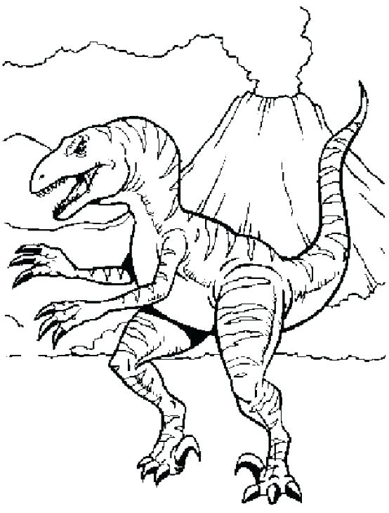 554x730 Jurassic Park Raptor Coloring Pages Coloring Page Coloring Pages