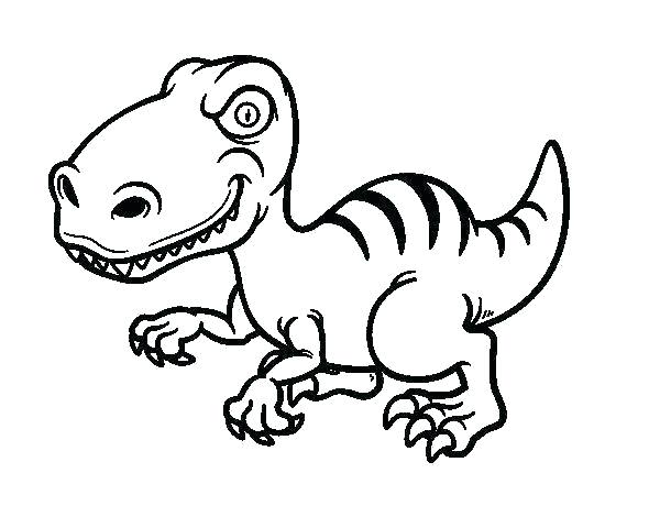 Raptor Dinosaur Coloring Pages at GetColorings.com | Free printable ...