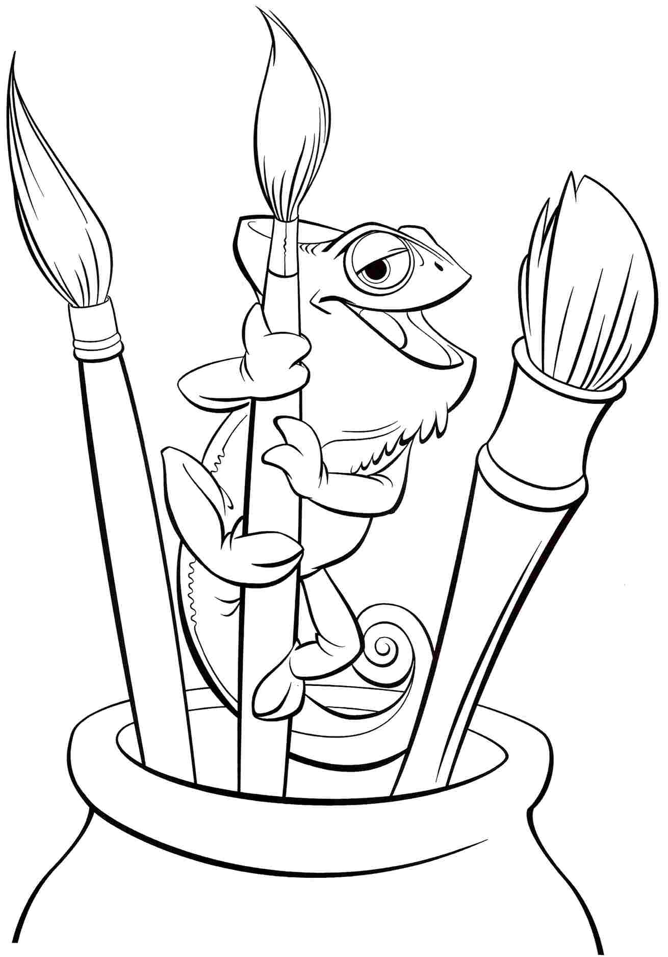 Disney Tangled Pascal Coloring Pages 1310x1875 Disney Tangled Pascal Coloring Pages