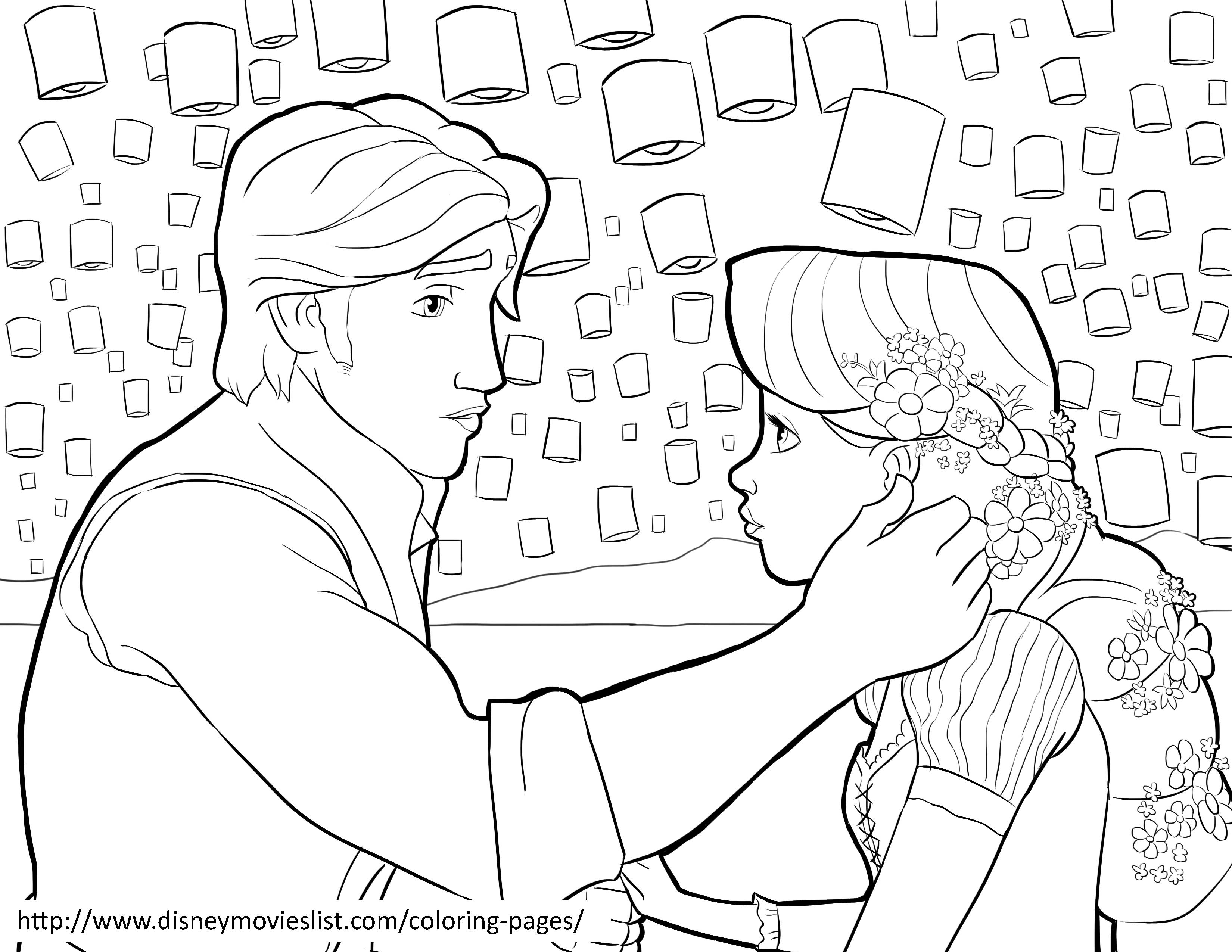 Ultimate Flynn Rider And Rapunzel Coloring Pag 3300x2550 Ultimate Flynn Rider And Rapunzel Coloring Pag