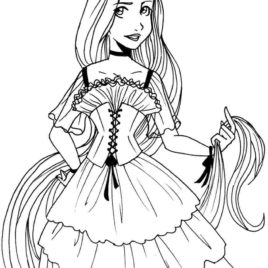 Coloring Pages Disney Princess Rapunzel Archives 268x268 Coloring Pages Disney Princess Rapunzel Archives