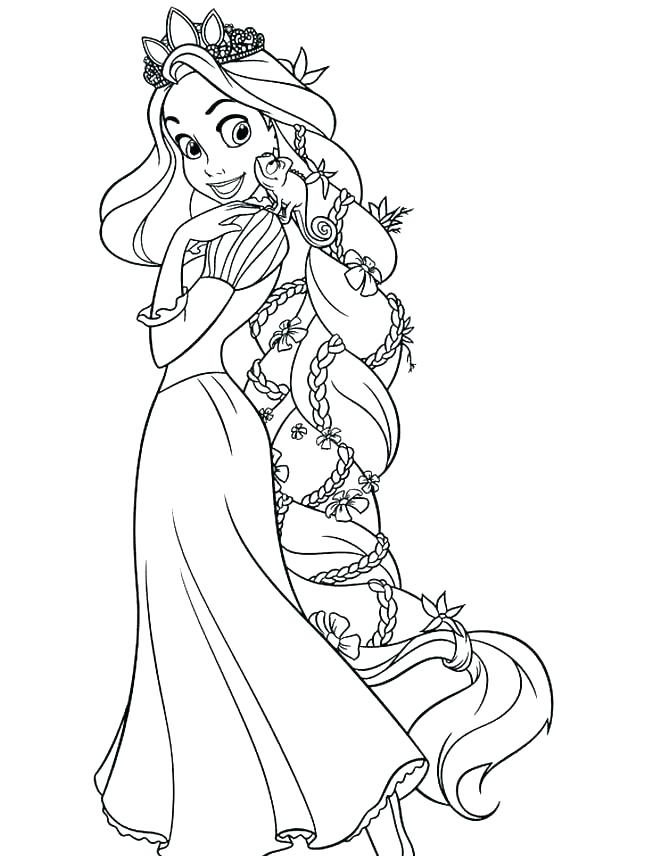 Rapunzel Coloring Pages Pdf at GetColorings.com | Free printable ...